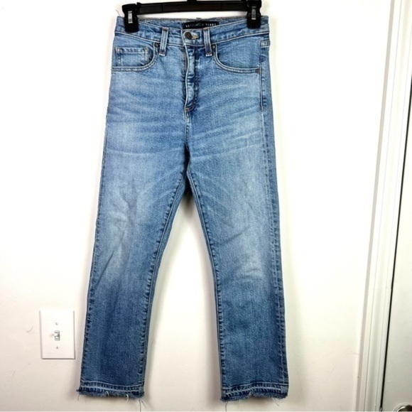 Veronica Beard Denim - Veronica Beard Jeans womens size 26 blue Ines high waisted straight leg